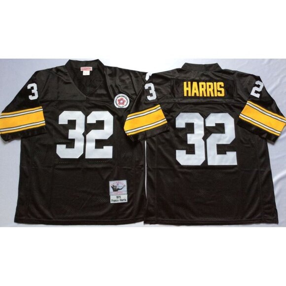 Mens Youths Kids Womens Franco Harris Black Stitched Jersey